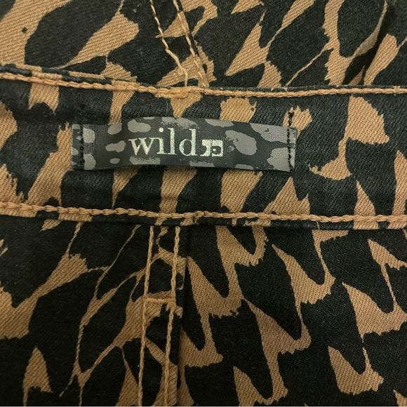 Joe’s Jeans Wild Collection The Skinny Animal Print Tan Black Jeans - Size 27 - Picture 8 of 10